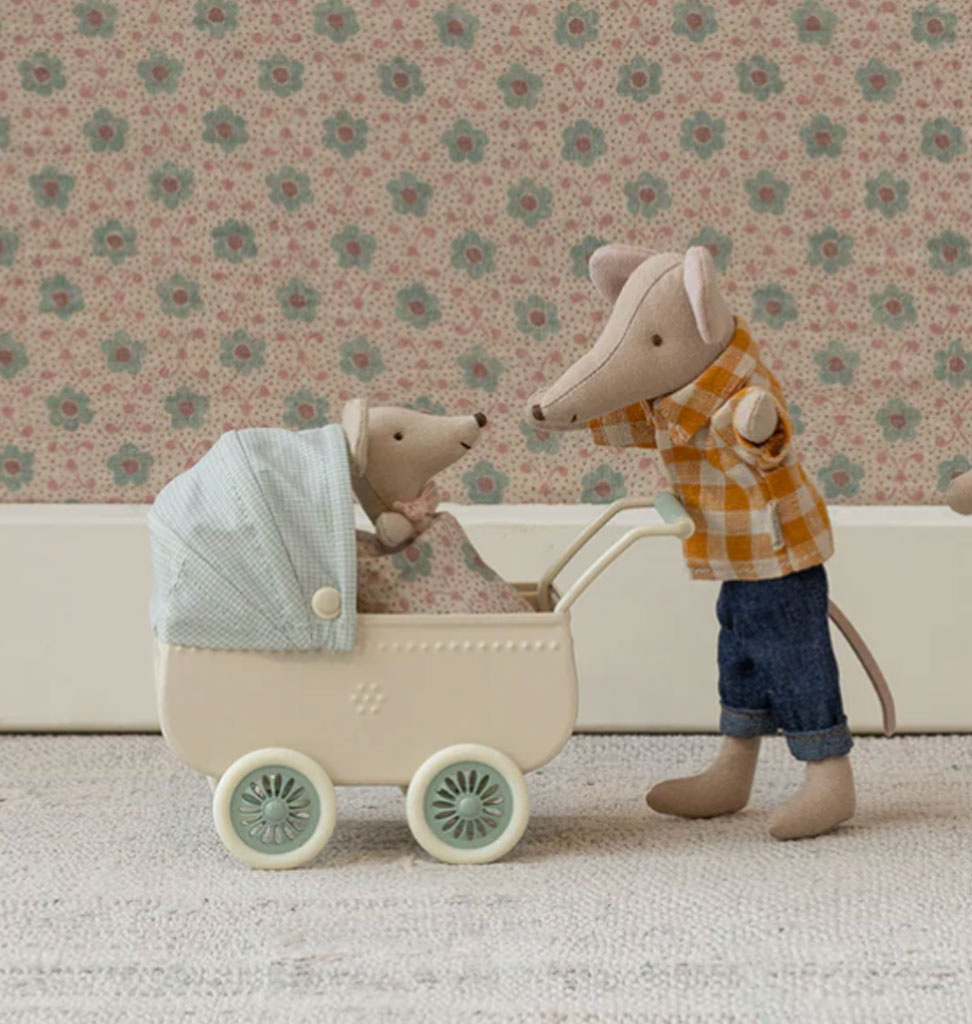 Maileg Maileg Kleidungsset für Papa Maus karierte Bluse und Jeans