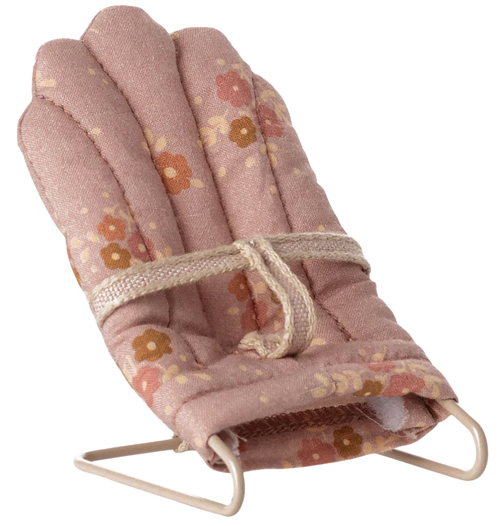 Maileg Maileg rocking chair for baby mice and rabbits / my / pink