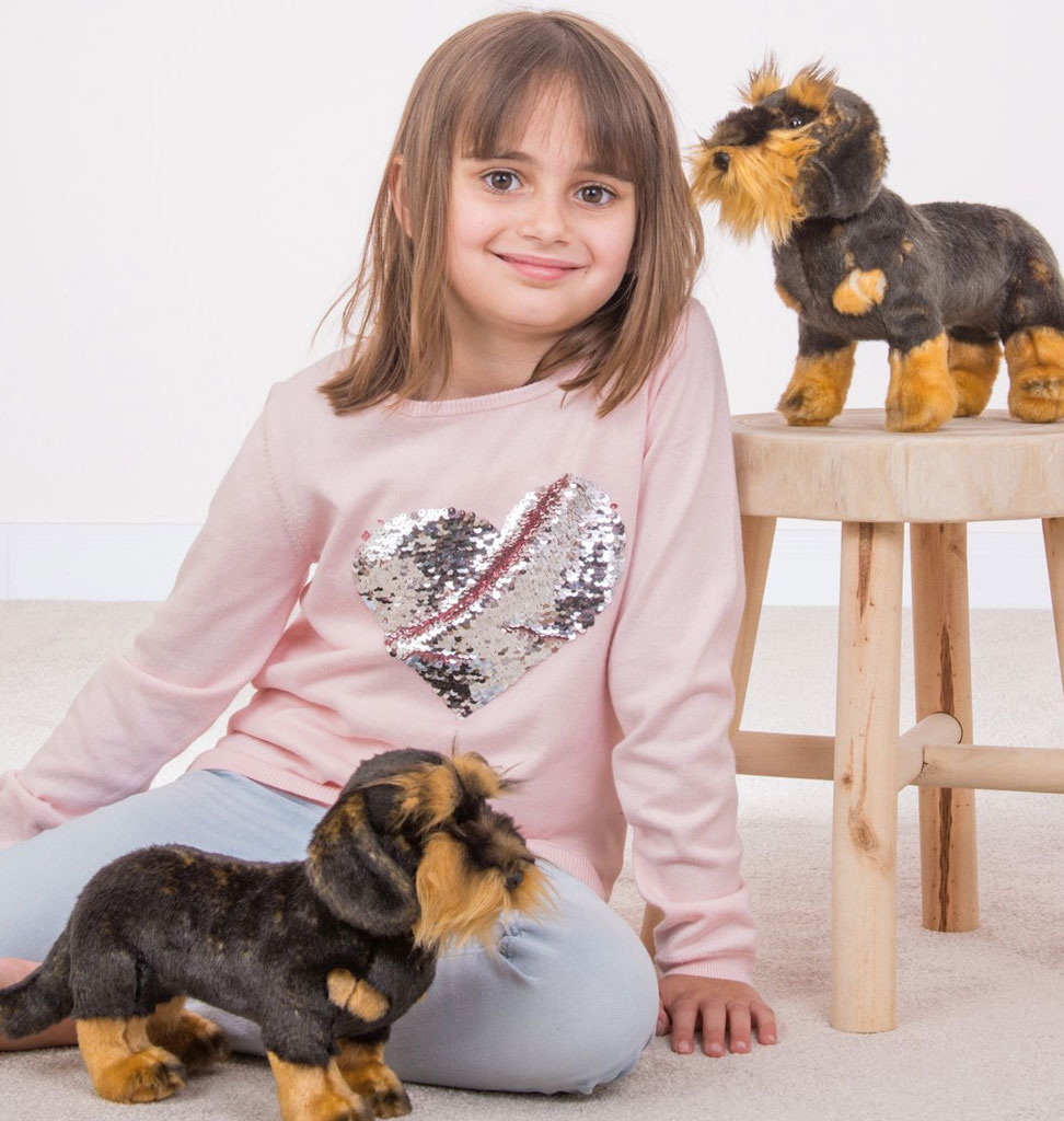 Hermann Teddy Collection Hermann Teddy / wire-haired dachshund dog