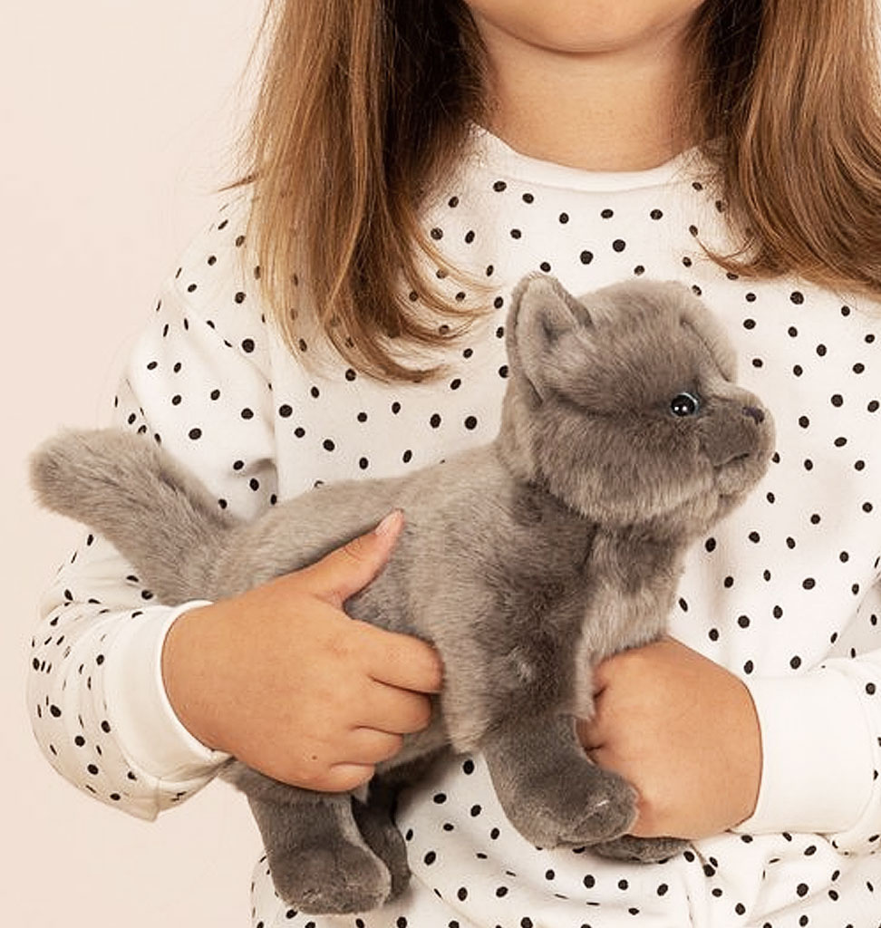 Hermann Teddy Collection  Hermann Teddy Karthuizer grijze knuffelkat (Chartreux kat)