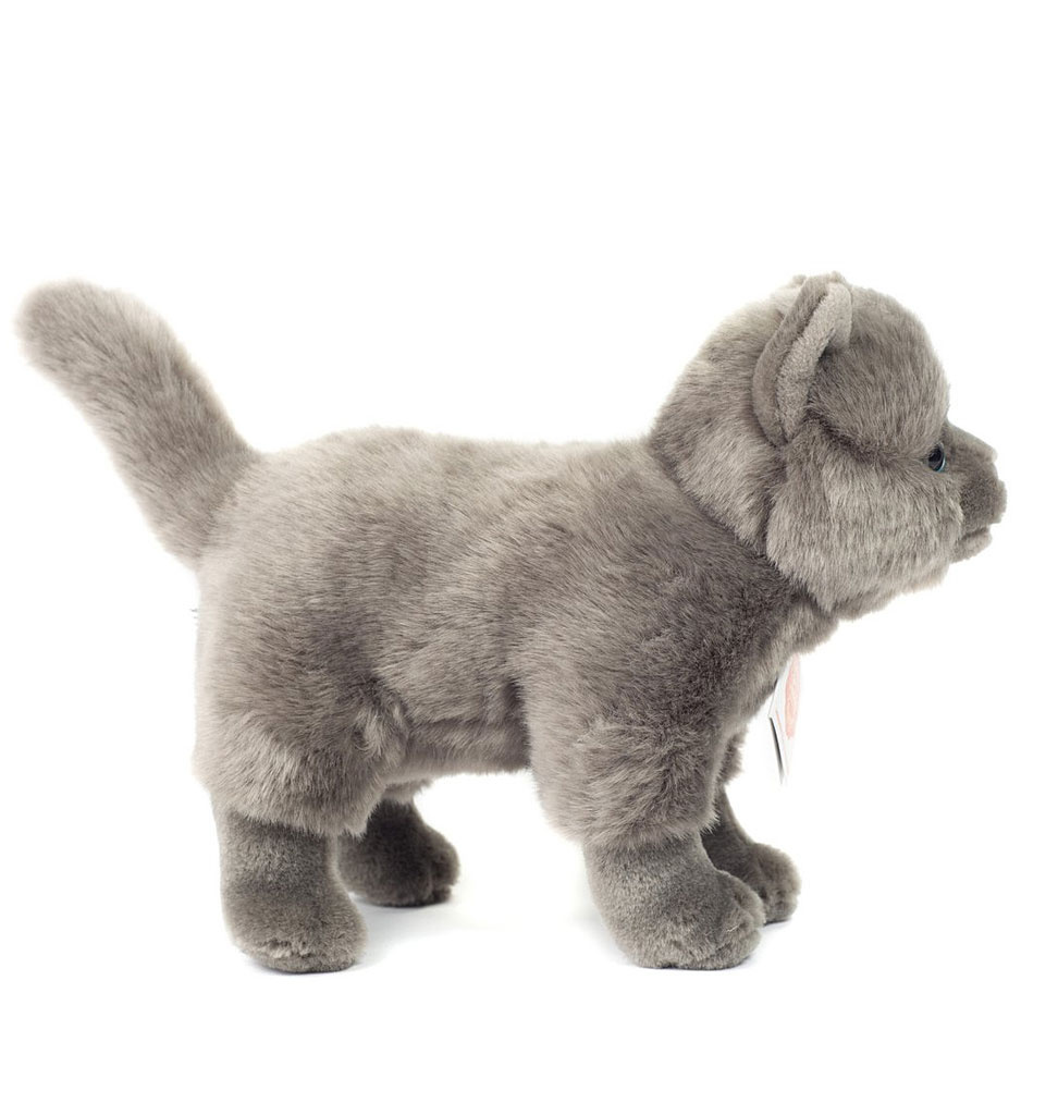 Hermann Teddy Collection  Hermann Teddy Karthuizer grijze knuffelkat (Chartreux kat)