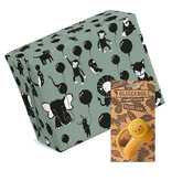 Gift wrapping paper animals from House of Products