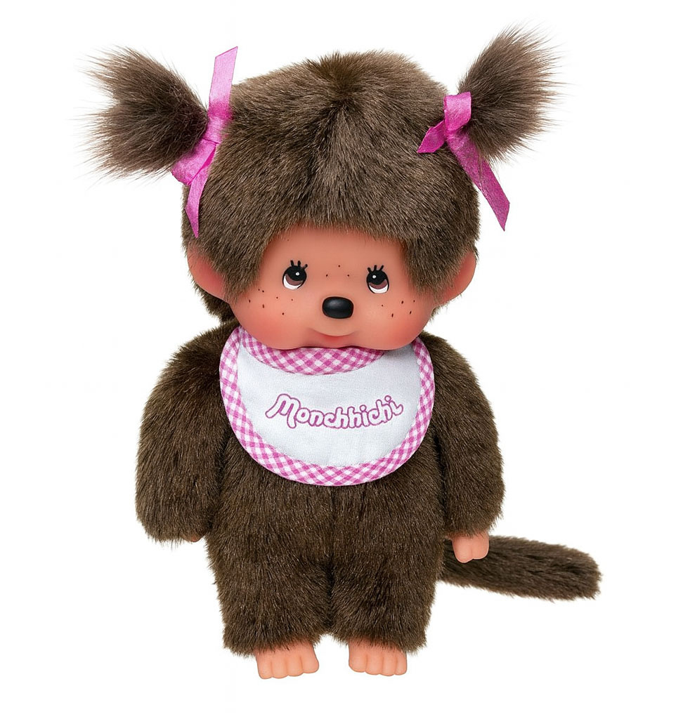 Monchhichi Monchhichi meisje met slabbetje