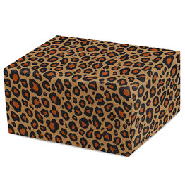 Cadeaupapier luipaard kraft