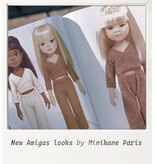 Minikane  Minikane Amigas poppen kledingset Ensemble cache-coeur en tricot angora beige clair
