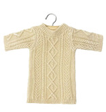 Minikane  Minikane gebreide jurk voor Gordi-poppen / Robe Lena crème