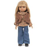 Minikane  Minikane Amigas Puppen-Kleidungsset Ensemble Top-Bluse Rosalie aus Krepp Éloïse und Jeans Bleu Foncé
