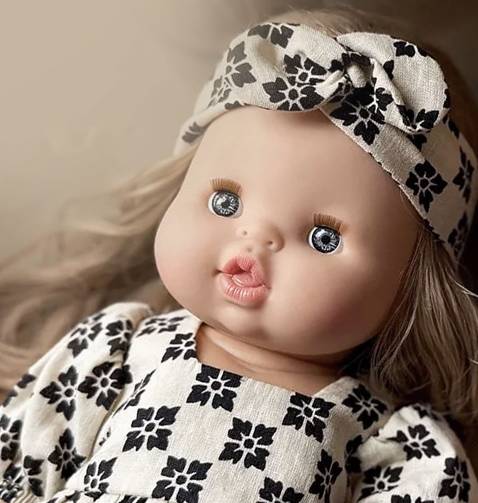 Minikane  Minikane Kleid Fiona mit Stirnband für die Gordi Puppen