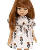 Minikane  Minikane Amigas dolls / robe Daisy en coton Fleurs Nordiques with passepoil