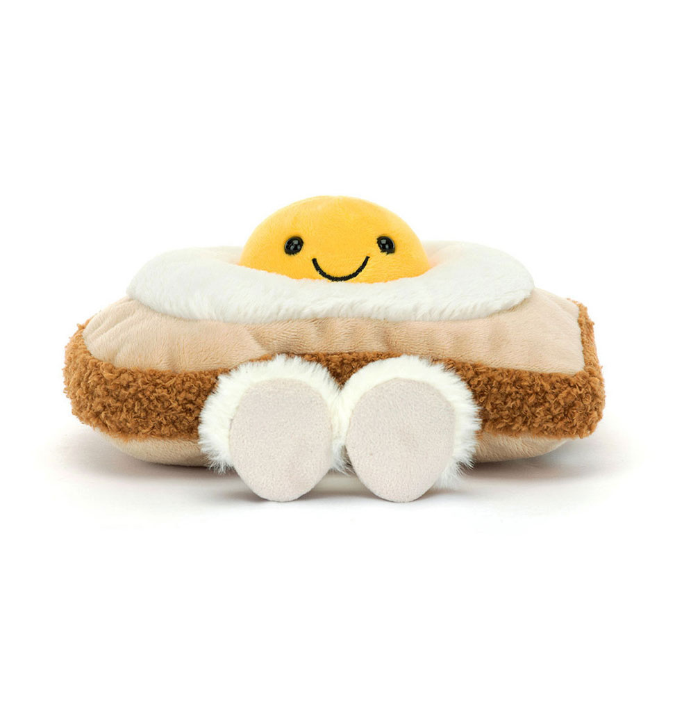 Jellycat knuffels Jellycat Amuseables Egglantine-Ei auf Toast
