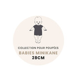 Minikane  Minikane knitted sweater in blue denim for your Gordi doll