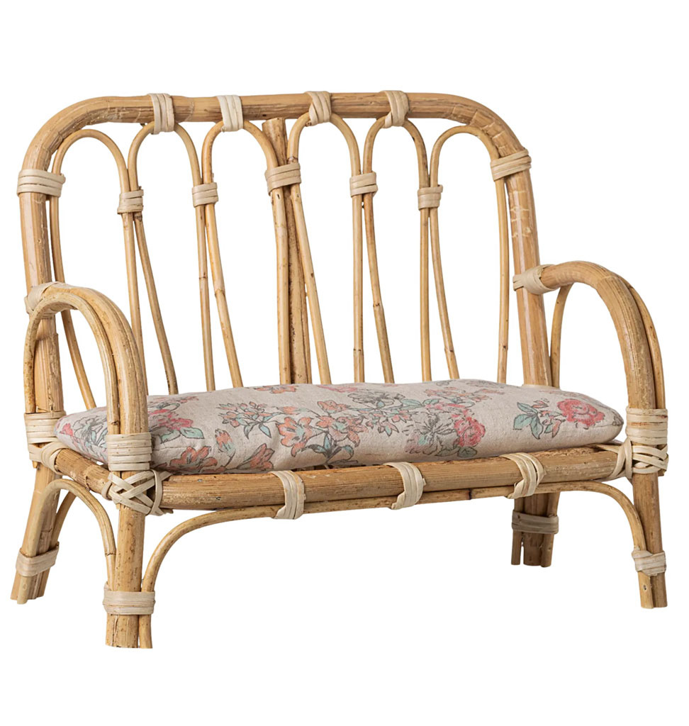 Maileg Maileg rattan bench / large