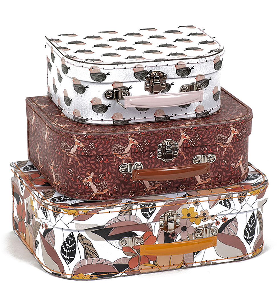 Minikane  Minikane suitcase set with three suitcases