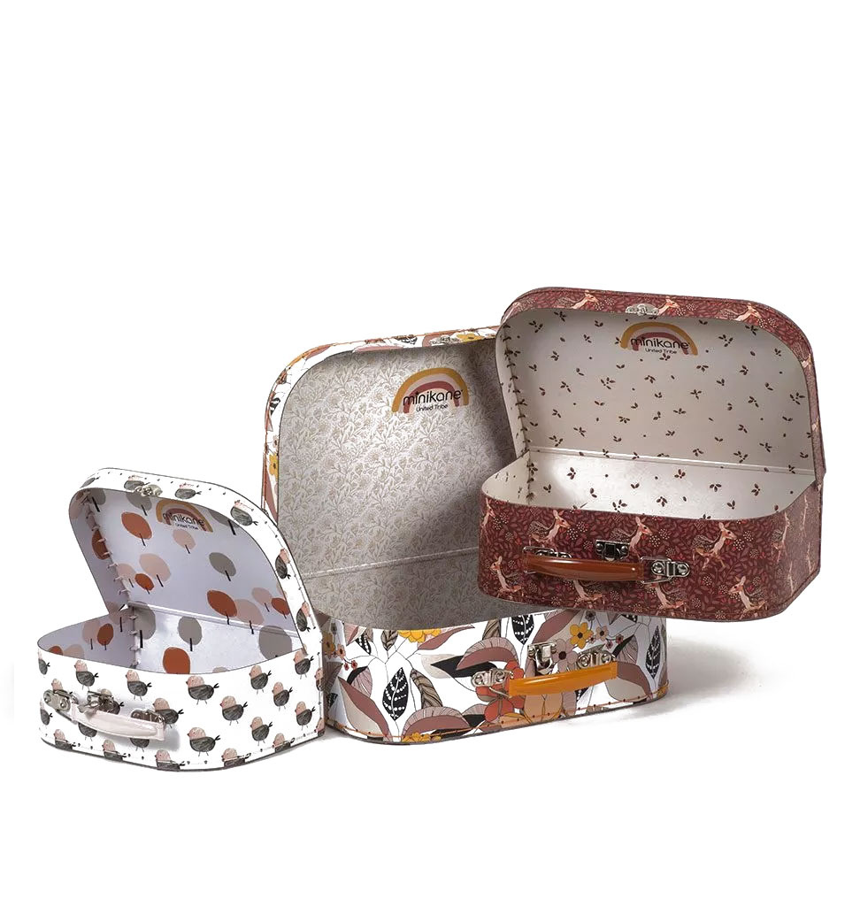 Minikane  Minikane suitcase set with three suitcases