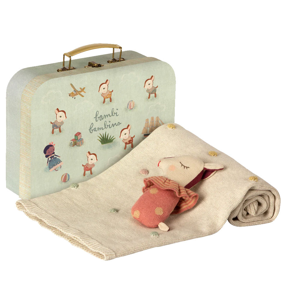 Maileg Maileg Bambi rattle Sleepy Wakey Rose