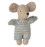 Maileg Maileg Babymaus in Reisewiege / blau
