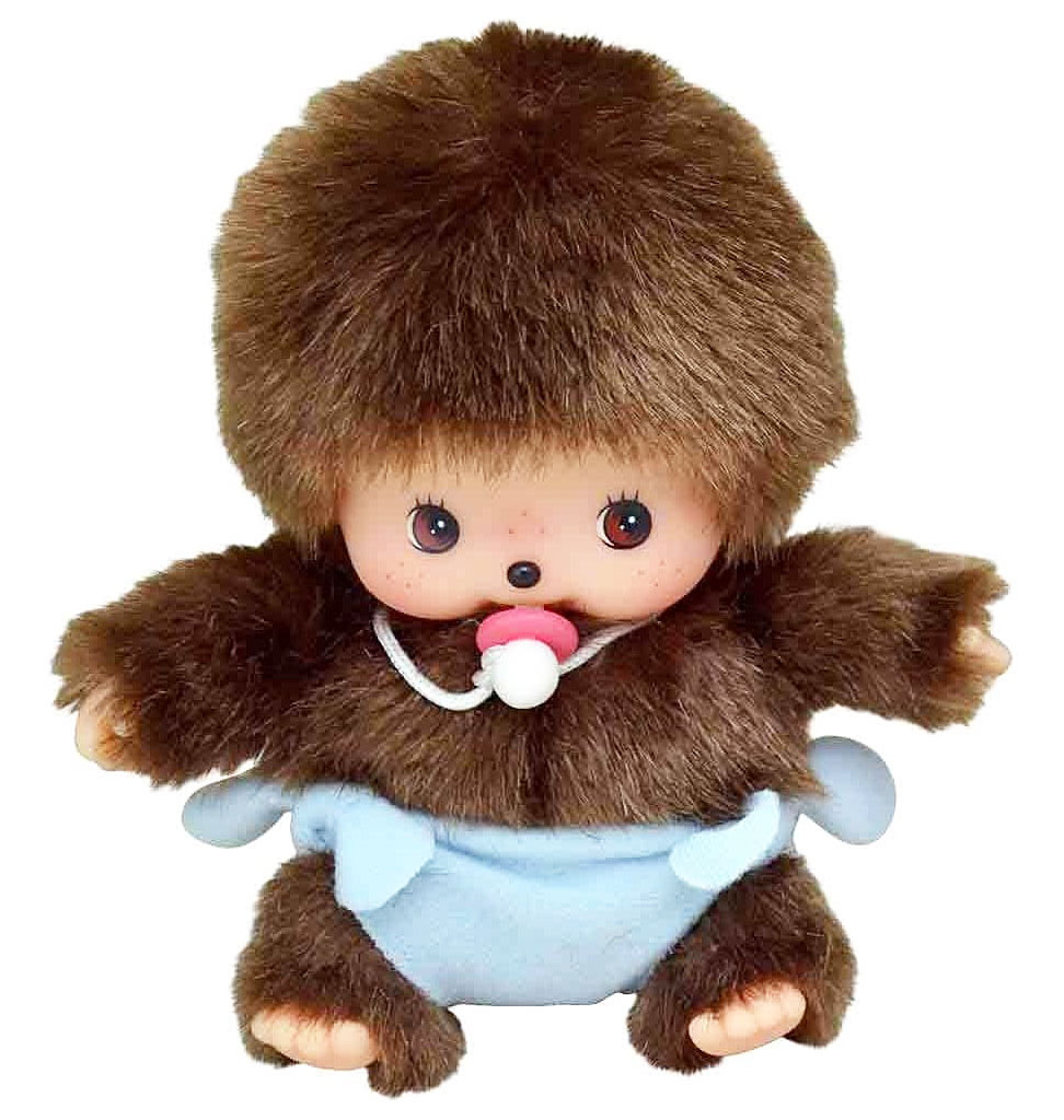 Monchhichi Monchhichi 'bebichhichi' Classic jongen met luier en speentje
