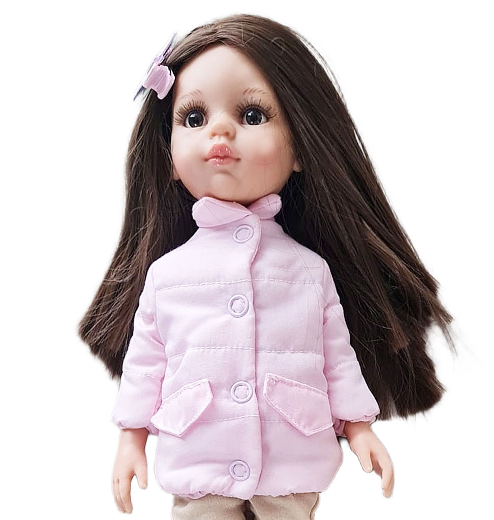 Orange Toys Rosa Steppjacke für Amigas-Puppen