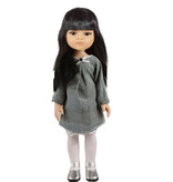 Paola Reina poppen Paola Reina / Minikane Amigas pop Liu met jurk, panty en schoenen