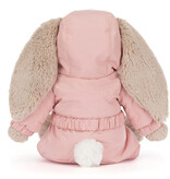 Jellycat knuffels Jellycat Bashful bunny met snow suit