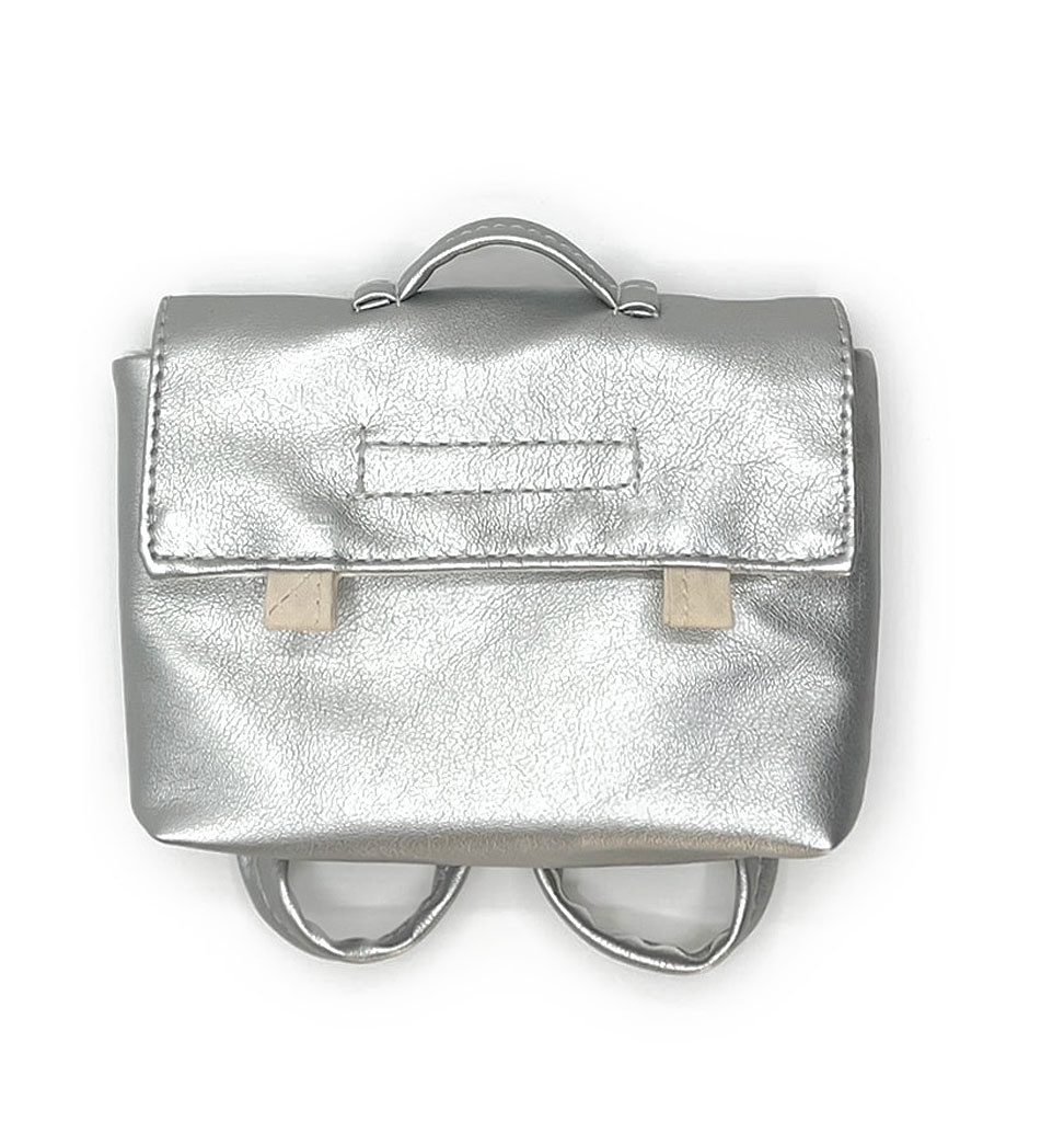 Minikane  Minikane schooltas voorpoppen / zilver