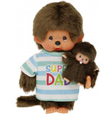 Monchhichi Monchhichi, der Super-Papa, traf Baby
