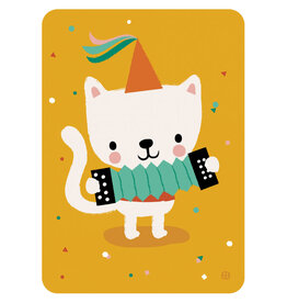 By-Bora Bora card cat with accordion