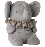 Maileg Maileg grijze knuffelolifant / blue/grey