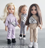 Orange Toys tracksuit for Amigas dolls / pink