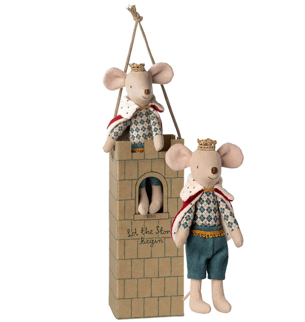 Maileg Maileg, der Vater des Königs, mit Burg