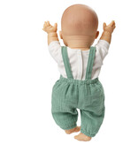 Heless Heless dungarees with t-shirt for Gordi dolls / sage green