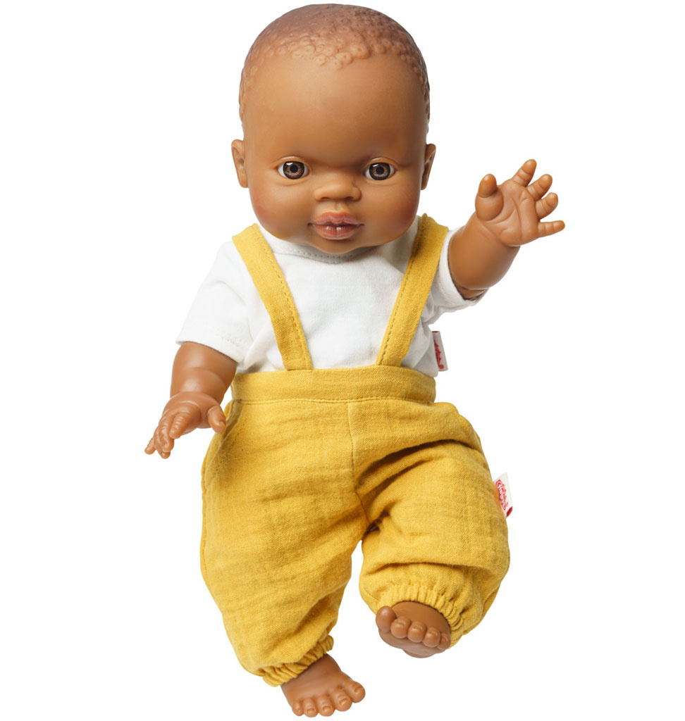 Heless Heless dungarees with t-shirt for Gordi dolls / ochre yellow