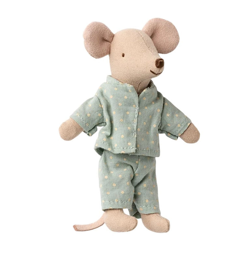 Maileg Maileg Little Brother mouse in matchbox with bedding