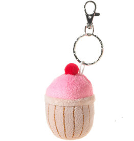 Heunec / recycled pet plush Heunec key ring ice cream / ice cream cup