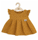 Hollie Hollie Gordi doll dress ochre yellow with dots