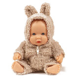 Minikane  Minikane Peque Puppe im Minikane Bärenkostüm