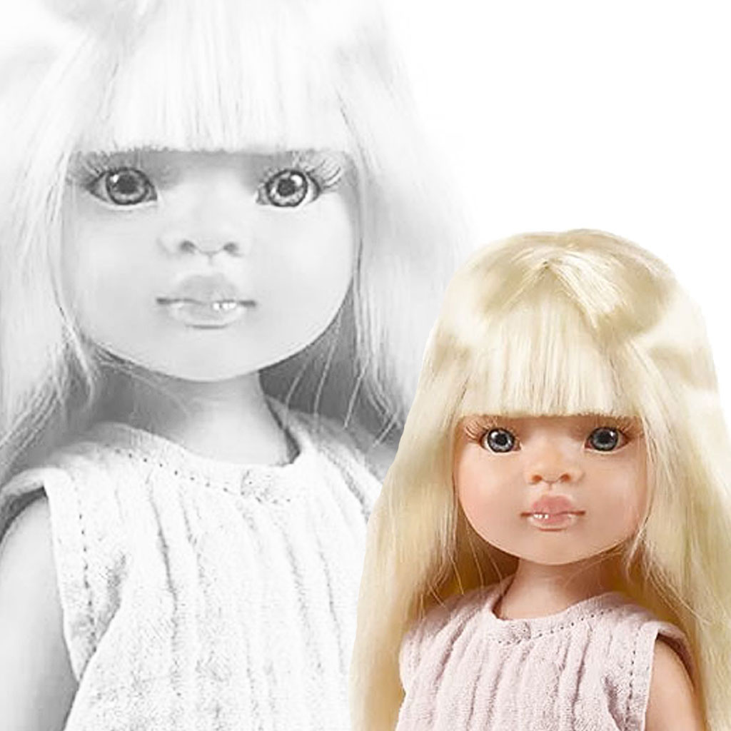 Minikane  Minikane Paola Reina Amigas pop Meï met onderbroekje