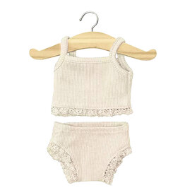 Minikane  Minikane zweiteiliges Unterwäsche-Set für Gordi-Puppen / farbiges Leinen