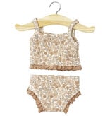 Minikane  Minikane two-piece underwear set for the Gordi dolls / fleurs cacao