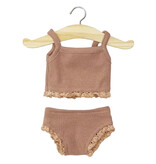 Minikane  Minikane tweedelig ondergoedsetje voor de Gordi poppen / kleur rose argile