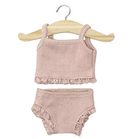 Minikane  Minikane two-piece underwear set for the Gordi dolls / color pétale