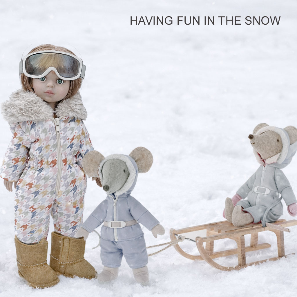 Minikane  Minikane-Skianzug für die Amigas-Puppen