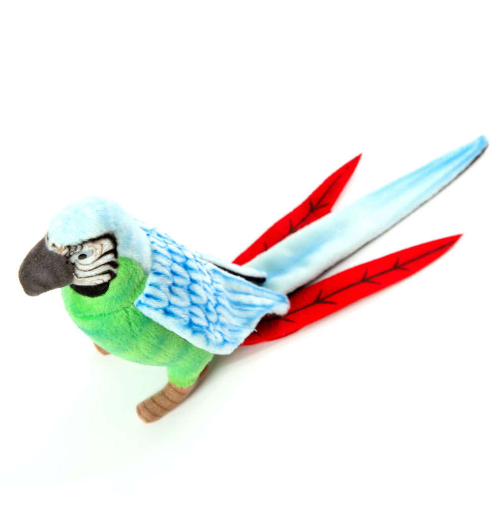 Hansa knuffels Hansa Creation blue-green parrot