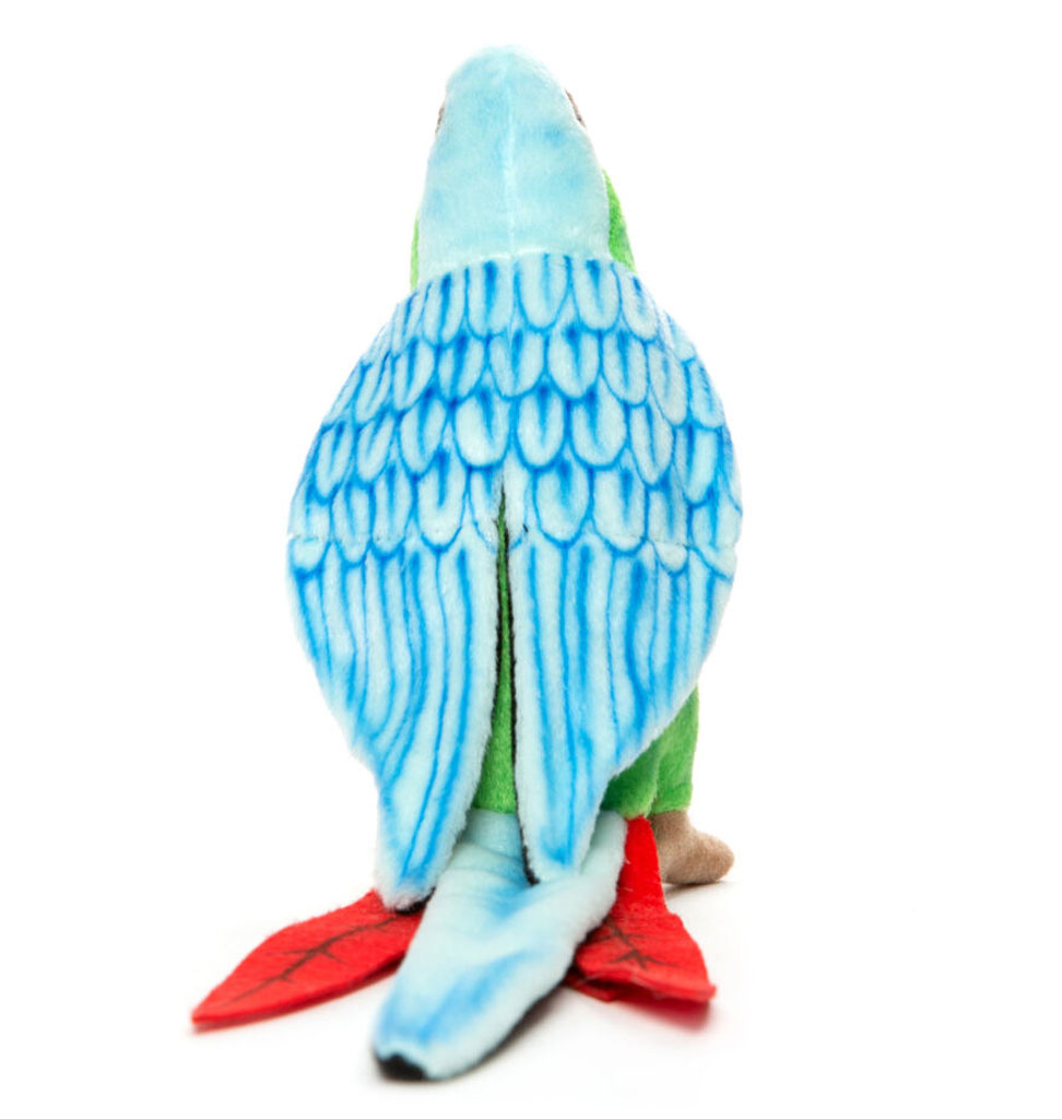 Hansa knuffels Hansa Creation blue-green parrot
