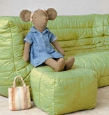 Maileg Maileg clothing set mother mouse / denim dress + bag + headband