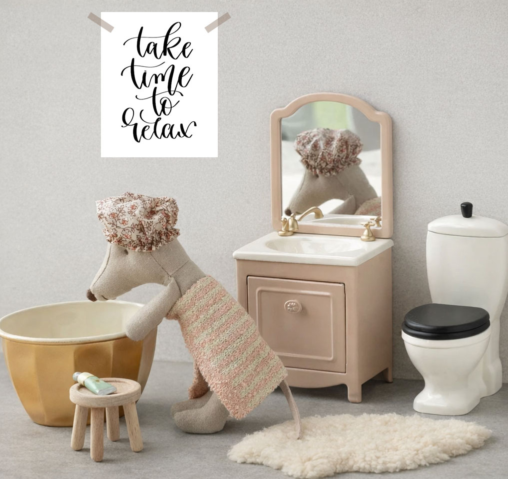 Maileg Maileg Big Sister wellness muis set