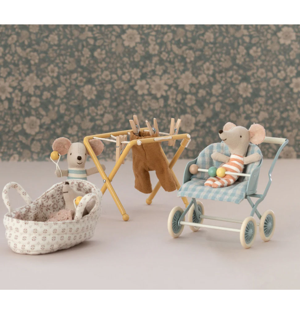 Maileg Maileg drying rack with clips for mice