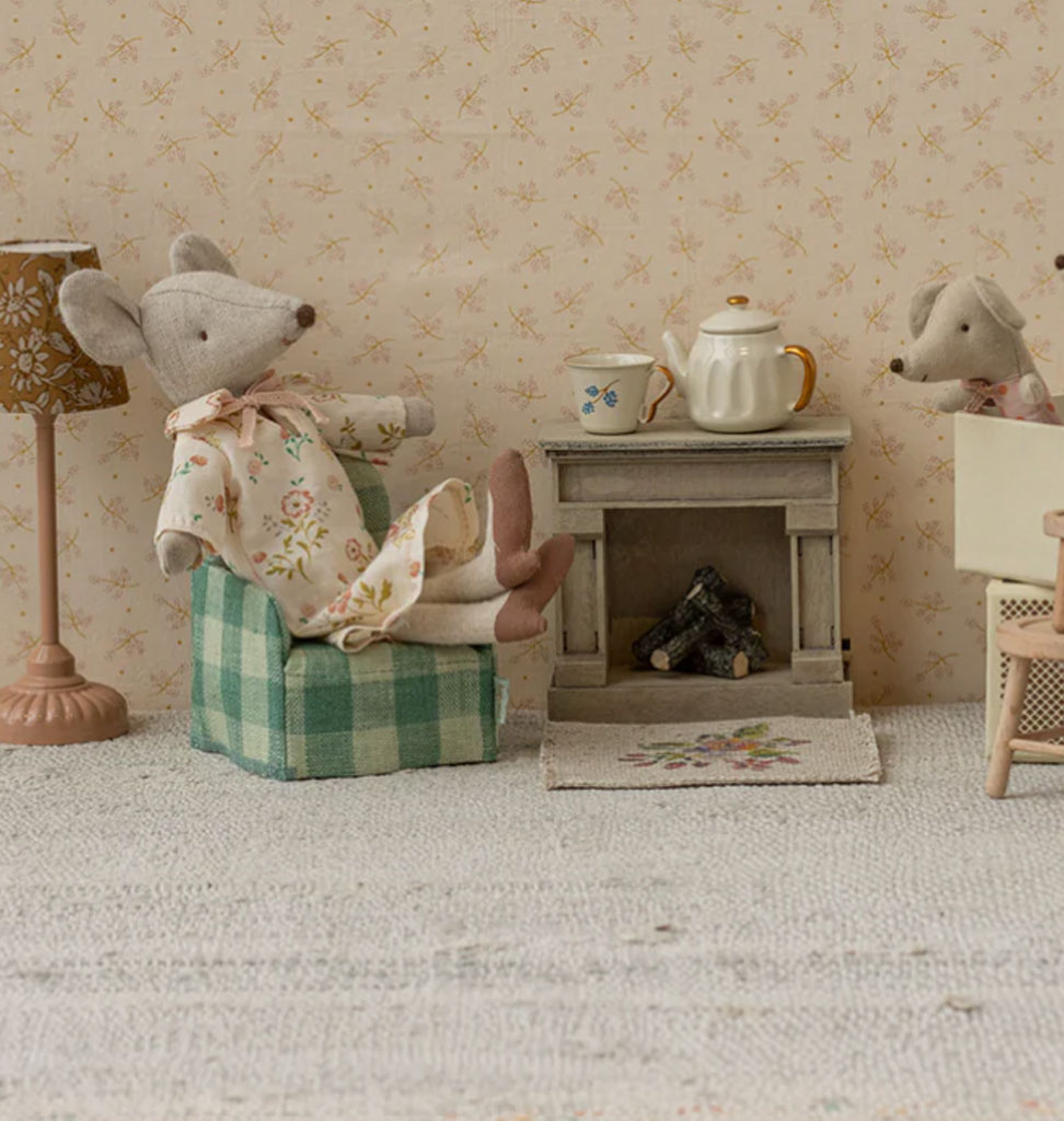 Maileg Maileg fireplace for the mice / off white