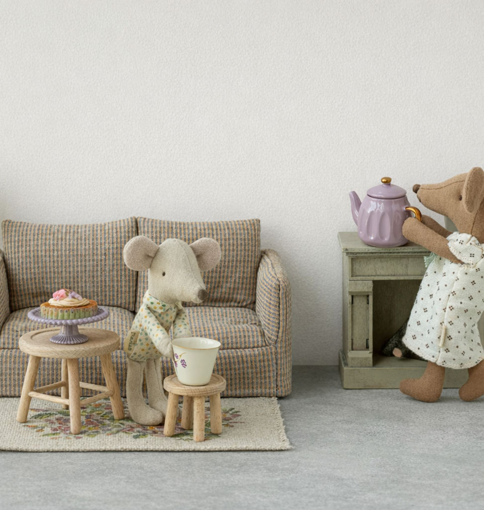 Maileg Maileg fireplace for the mice / off white