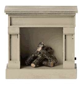 Maileg Maileg fireplace for the mice / off white